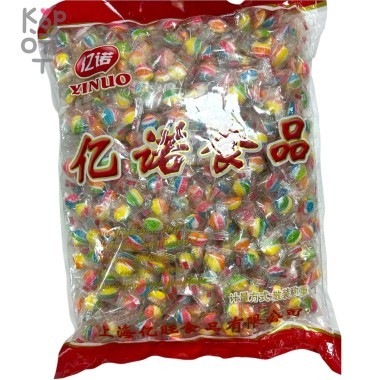 Карамель Yinuo Candy радужная, 2,5кг — Корейские товары для всей семьи(КорОпт)