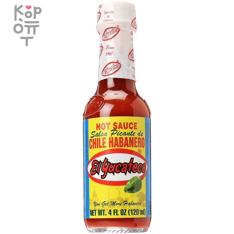 EL YACATECO RED HOT SAUCE - Острый соус Хабанеро 120мл.  , купить с доставкой на дом фото 1 — Корейские товары для всей семьи(КорОпт)