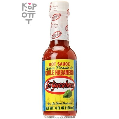 EL YACATECO RED HOT SAUCE - Острый соус Хабанеро 120 мл