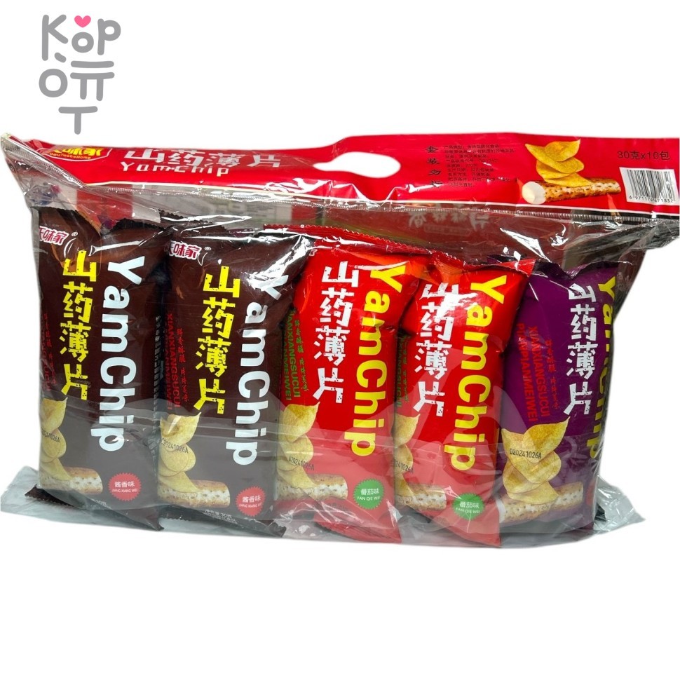 Чипсы YamChip - Волшебное ассорти, 33гр., купить с доставкой на дом фото 1 &mdash; Корейские товары для всей семьи(КорОпт)