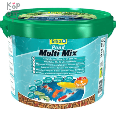 Tetra Pond MultiMix корм для прудовых рыб (гранулы, хлопья, таблетки, гаммарус) 10л. &mdash; Корейские товары для всей семьи(КорОпт)