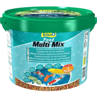 Tetra Pond MultiMix корм для прудовых рыб (гранулы, хлопья, таблетки, гаммарус) 10л.