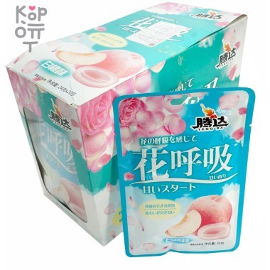 Конфеты карамельные TengDa Цветочное дыхание - вкус Персика — Корейские товары для всей семьи(КорОпт)