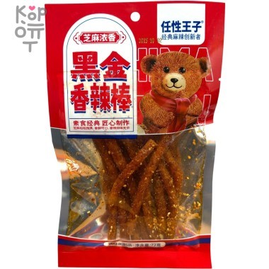 Снэк Про Медведей, Своенравный Принц, 72гр. - Пряный пшеничный снек, палочки — Корейские товары для всей семьи(КорОпт)