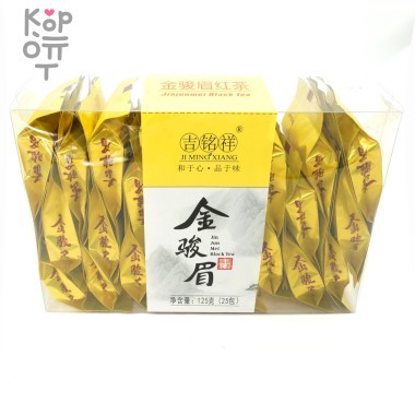 Чай Ji Ming Xiang черный, Золотой, 125гр. (25п.*5гр.) — Корейские товары для всей семьи(КорОпт)