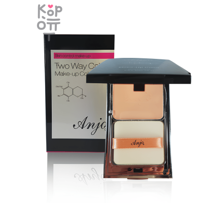 Anjo Professional Two Way Cake Make-up Color - Пудра для лица компактная (№23 True Beige, Настоящий бежевый) 13 гр