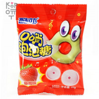 Жевательная резинка Coolsa Whistle Bubble Gum - Свистулька со вкусом Клубники
