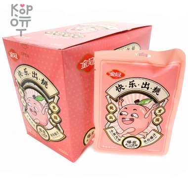 Сэндвич карамель Golden Crown Candy - Карамель с лопнувшей мякотью и вкусом Персика &mdash; Корейские товары для всей семьи(КорОпт)