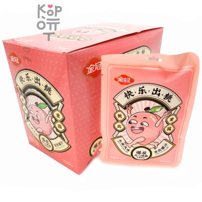 Сэндвич карамель Golden Crown Candy - Карамель с лопнувшей мякотью и вкусом Персика