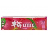 LOTTE Chewing Gum  - Жевательная резинка Умэ, со вкусом японской сливы 26,1гр.