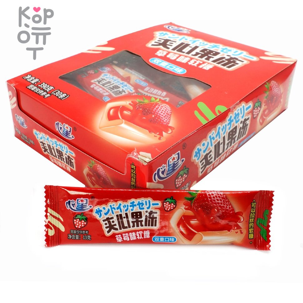 Жевательная конфета тянучка Shandong Foods Yogurt Помадка со вкусом Клубники, купить с доставкой на дом фото 1 &mdash; Корейские товары для всей семьи(КорОпт)