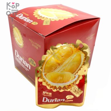 Карамель Hollygee Fruit Flavor со вкусом тайского Дуриана — Корейские товары для всей семьи(КорОпт)
