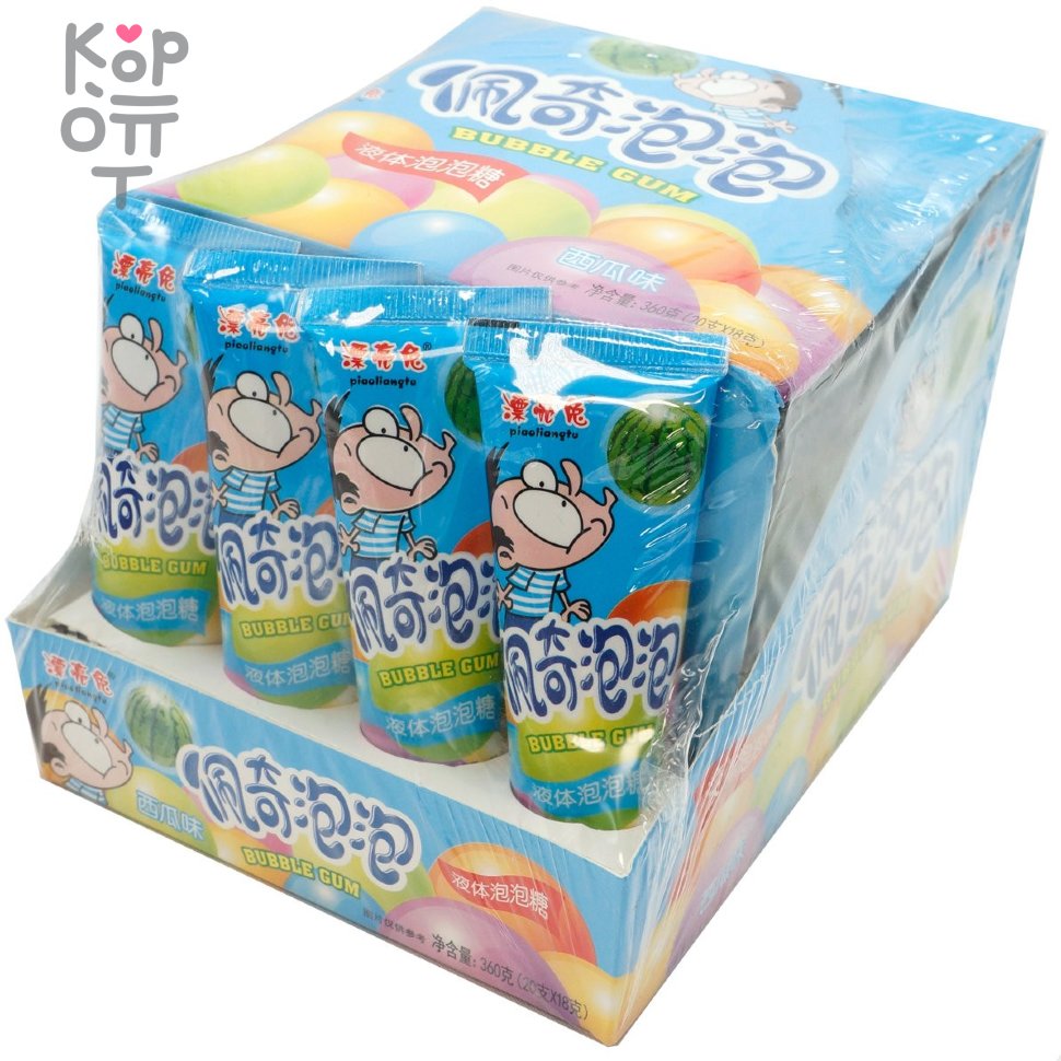 Жевательная резинка Piaoliang - Волшебный тюбик, со вкусом Арбуза, купить с доставкой на дом фото 1 — Корейские товары для всей семьи(КорОпт)