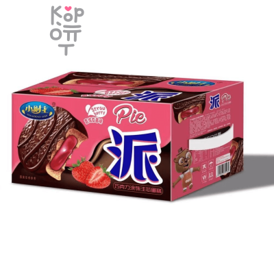 Печенье Чоко Пай с клубничным вкусом Xingtai Langyi, 640гр. 