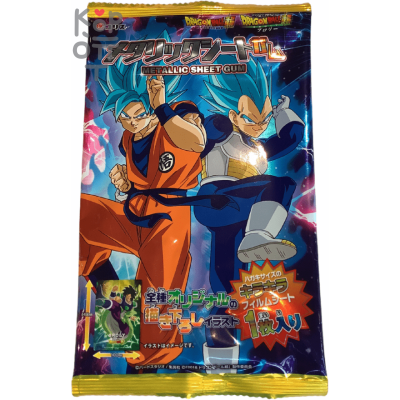 Coris Dragon Ball Metal Sheet Gum - Жевательная резинка 15гр.