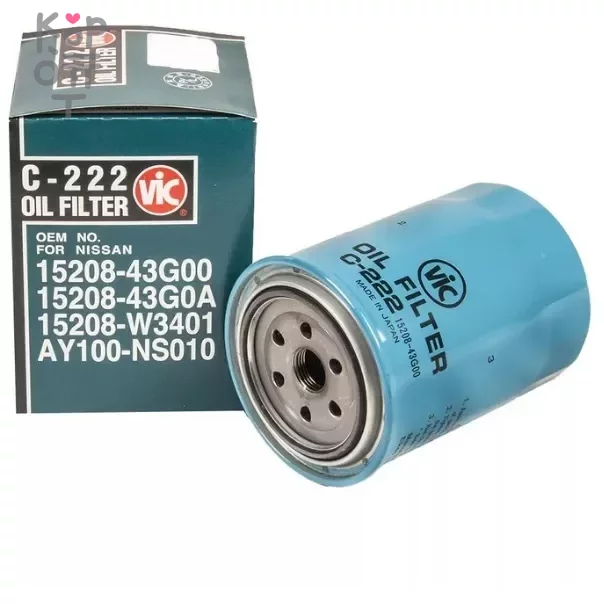 C222/C1819 15208-43G00 VIC - Фильтр масляный , купить с доставкой на дом фото 1 — Корейские товары для всей семьи(КорОпт)