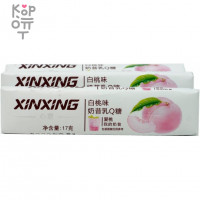 Конфеты жевательные Xinxing молочный коктейль со вкусом белого Персика