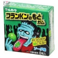 Marukawa Gum under Fran Kun - Жевательная резинка, "Франкенштейн", 8 шариков, 13гр.