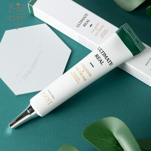 Jigott Ultimate Real Collagen Eye Cream Универсальный крем для век 50мл., купить с доставкой на дом Это крем для глаз, который помогает коже вокруг глаз не терять силу и не пересыхать, увлажняет и смягчает кожу вокруг глаз, придает ей упругую эластичность.