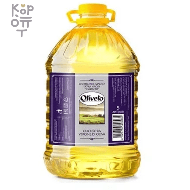 Масло оливковое ExtraVirgin, пластик, Oliveto, 5л.