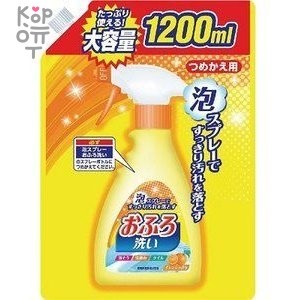 Nihon Detergent Чистящая спрей-пена для ванны с антибактериальным эффектом и апельсиновым маслом — Корейские товары для всей семьи(КорОпт)