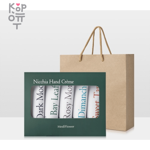 Medi Flower Vegan Nicchia Hand Creme Set - Увлажняющий набор кремов  5шт.*50гр., купить с доставкой на дом фото 1 — Корейские товары для всей семьи(КорОпт)