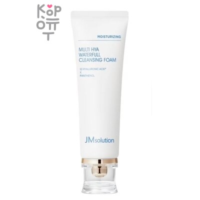 JMsolution Cleansing Foam Multi Hya Waterfull - Пенка для лица очищающая с гиалуроновой кислотой 120 мл