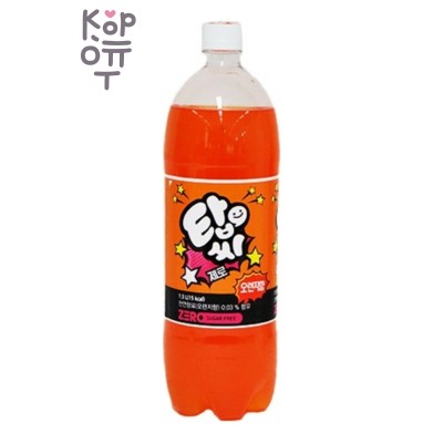 Ilhwa TopCi Zero Orange — Напиток газированный без сахара, вкус апельсина, 1,5 л
