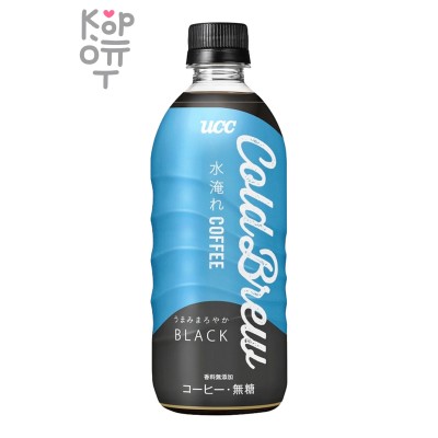 Кофе холодный UCC (Черный без сахара) 500 МЛ, 1*24, шт