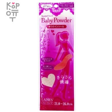 FUDO KAGAKU Женские дышащие стельки с ароматом свежести 21-26см. — Корейские товары для всей семьи(КорОпт)