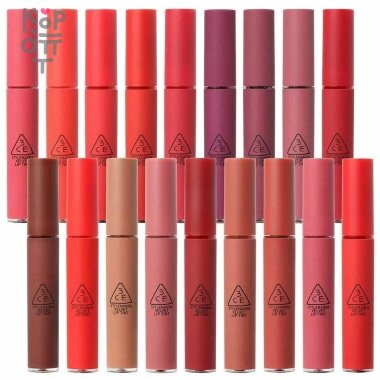 3CE Velvet Lip Tint - Бархатный тинт для губ 4гр. — Корейские товары для всей семьи(КорОпт)