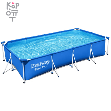 Каркасный бассейн Bestway Steel Pro Frame Pool модель 56405, 400х211смх81см(5699л.) — Корейские товары для всей семьи(КорОпт)