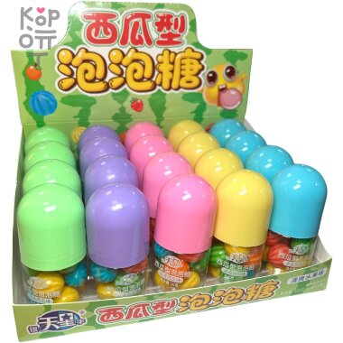 Жевательная резинка Water Melon BubbleGum - Арбузики со вкусом фруктов — Корейские товары для всей семьи(КорОпт)