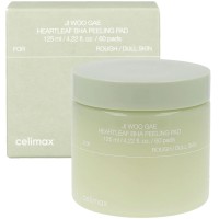 Celimax Ji Woo Gae Heartleaf BHA Peelind Pad - Тонизирующие пилинг-пэды с BHA-кислотой 125мл. 60шт. 