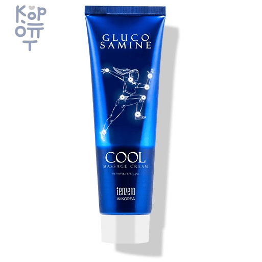 Tenzero Glucosamine Cool Massage Cream - Охлаждающий массажный крем с Глюкозамином 140мл.