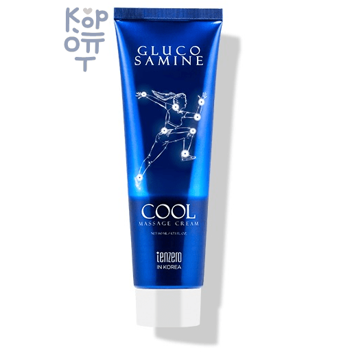 Tenzero Glucosamine Cool Massage Cream - Охлаждающий массажный крем с Глюкозамином 140мл.