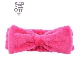 Trimay Big Ribon Hair Band — бант-повязка для волос, ярко-розовый, 1 шт