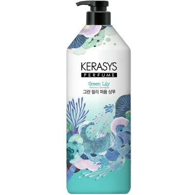 Kerasys Green Lily Perfume Shampoo - Парфюмированный шампунь Зеленая Лилия, 1000 мл