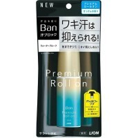 Lion BAN Premium - Премиальный дезодорант-антиперспирант роликовый ионный блокирующий потоотделение устойчивый к трению 40мл.