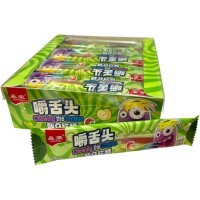 Жевательная конфета тянучка Chewing the tongue Кислая помадка с витамином С, со вкусом и соком Яблока