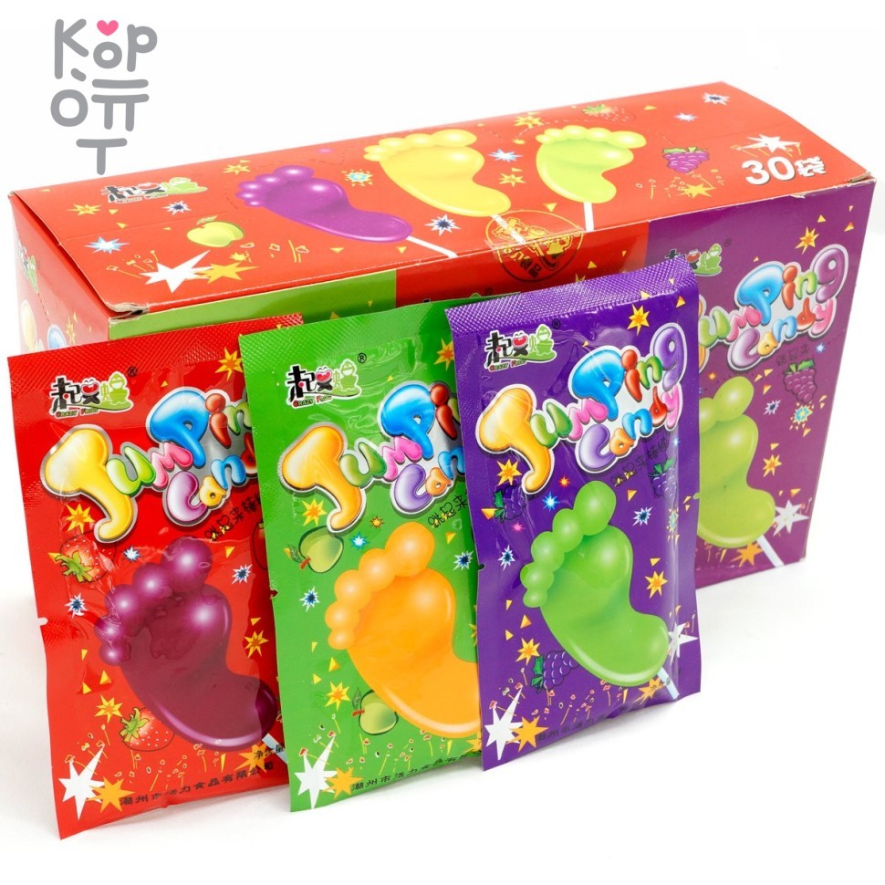 Карамель шипучка-взрывашка Jump up (смесь трех вкусов), купить с доставкой на дом фото 1 — Корейские товары для всей семьи(КорОпт)