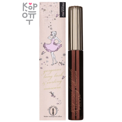 Privia Gorgeous Longlash&amp;Curling Mascara - Тушь для ресниц 7 мл