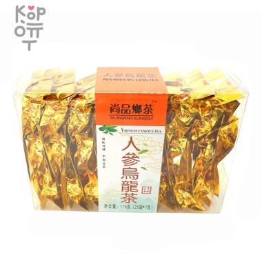 Чай Ji Ming Xiang Женьшеневый Улун, 175гр. (25п.*7гр.) — Корейские товары для всей семьи(КорОпт)