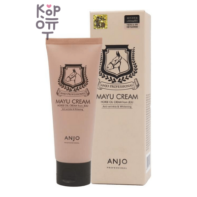 Anjo Professional Cream Mayu Horse Oil From Jeju - Крем для лица антивозрастной с лошадиным маслом, 80 мл