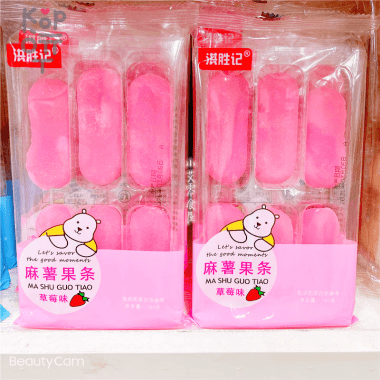 Моти со вкусом клубники Hong Shenji, 180гр.  — Корейские товары для всей семьи(КорОпт)