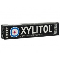 Lotte Xylitol - Резинка жевательная 21гр., чёрная мята