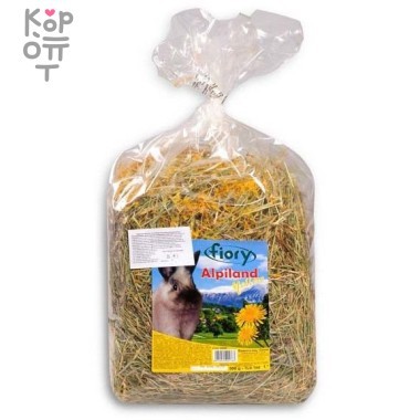 FIORY сено Альпийское Alpiland Yellow с одуванчиком 500 г — Корейские товары для всей семьи(КорОпт)