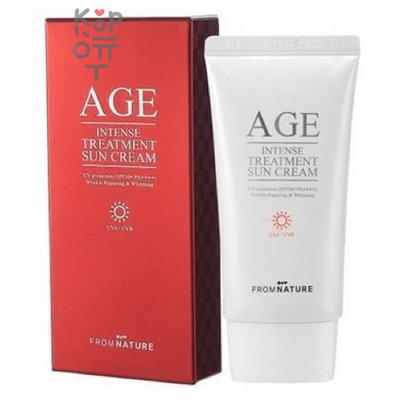 Fromnature Age Intense Treatment Sun cream - Увлажняющий солнцезащитный крем на основе Галактомисиса 50гр.