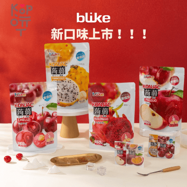 Blike Konjac Jelly Fruits - Желе питьевое из конжака, 160гр., со вкусом — Корейские товары для всей семьи(КорОпт)