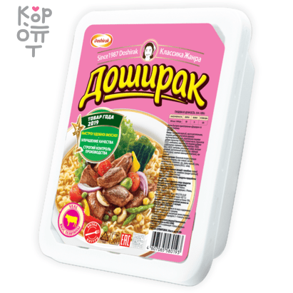Доширак - Лапша быстрого приготовления со вкусом телятины 90гр.*24шт ...
